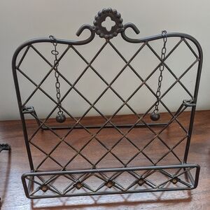 SOUTHERN LIVING AT HOME WILLOW HOUSE BRONZE ANNABELLE IRON DISPLAY BOOKSTAND EUC